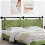 vidaXL Hangend Hoofdeinde Lichtgroen 210 x 55 x 5 cm Fluweel