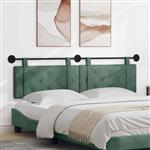 vidaXL Hangend Hoofdeinde Zeegroen 170 x 55 x 5 cm Fluweel