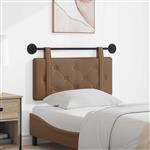 vidaXL Hangend Hoofdeinde Cappuccino 100 x 55 x 5 cm Nep Leer