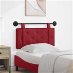 vidaXL Hangend Hoofdeinde Wandgemonteerd Wijnrood 90 cm Nep Leer