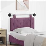 vidaXL Hangend Hoofdeinde Wandgemonteerd Paars 100 x 55 x 5 cm Fluweel