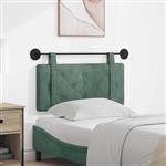 vidaXL Hangend Hoofdeinde Zeegroen 100 x 55 x 5 cm Fluweel