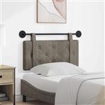 vidaXL Hangend hoofdbord Grijs Antiek PU