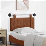 vidaXL Hangend hoofdbord Bruin Antiek PU