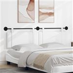vidaXL Hangend Hoofdeinde Wandgemonteerd Wit 170 x 55 x 5 cm Stof