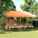 vidaXL Partytent Oranje 292 x 580 x 315 cm Oxford Stof