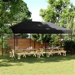 vidaXL Partytent Zwart 292 x 580 x 315 cm Oxford Stof
