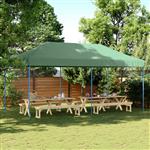 vidaXL Partytent Groen 292 x 580 x 315 cm Oxford Stof