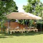 vidaXL Partytent Beige 292 x 580 x 315 cm Oxford Stof