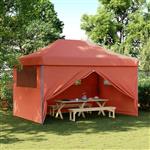 vidaXL Partytent Terracotta 292 x 440 x 315 cm Oxford Stof
