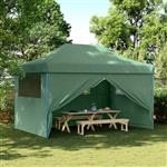 vidaXL Partytent Groen 292 x 440 x 315 cm Oxford Stof