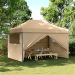 vidaXL Partytent Beige 279 x 410 x 315 cm Oxford Stof