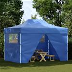 vidaXL Partytent Blauw 280 x 410 x 315 cm Oxford Stof