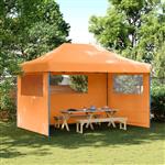 vidaXL Partytent Oranje 279 x 410 x 315 cm Oxford Stof