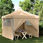 vidaXL Partytent Beige 292 x 292 x 315 cm Oxford Stof