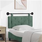 vidaXL Hangend Hoofdeinde Zeegroen 110 x 55 x 5 cm Fluweel