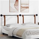 vidaXL Hangend Hoofdeinde Wandgemonteerd Wit 210 x 55 x 5 cm Antiek PU