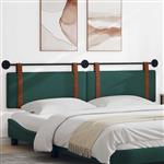 vidaXL Hangend Hoofdeinde Effen Donkergroen 210 x 55 x 5 cm Antiek PU