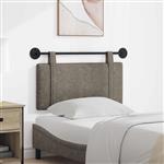 vidaXL Hangend Hoofdeinde Effen Grijs 100 x 55 x 5 cm Antiek PU