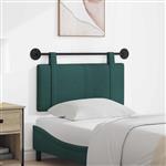 vidaXL Hangend Hoofdeinde Effen Donkergroen 100 x 55 x 5 cm Stof