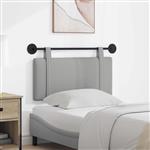 vidaXL Hangend hoofdbord Wolkengrijs Stof