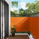 vidaXL Balkon Scherm Oranje 110 x 700 cm Oxford Stof