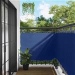 vidaXL Balkon Scherm Blauw 120 x 200 cm PU gecoat oxford alu