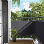 vidaXL Balkon Scherm Antraciet 100 x 300 cm Oxford Stof