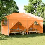 vidaXL Partytent Oranje 292 x 580 x 315 cm Oxford Stof