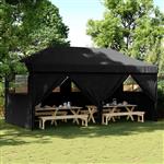 vidaXL Partytent Zwart 292 x 580 x 315 cm Oxford Stof