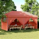vidaXL Partytent Terracotta 292 x 580 x 315 cm Oxford Stof