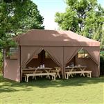 vidaXL Partytent Bruin 292 x 580 x 315 cm Oxford Stof