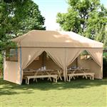 vidaXL Partytent Beige 292 x 580 x 315 cm Oxford Stof