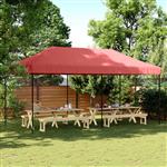 vidaXL Partytent Bordeauxrood 292 x 580 x 315 cm Oxford Stof