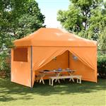 vidaXL Partytent Oranje 279 x 410 x 315 cm Oxford Stof