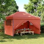 vidaXL Partytent Terracotta 279 x 410 x 315 cm Oxford Stof