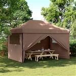 vidaXL Partytent Bruin 279 x 410 x 315 cm Oxford Stof