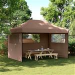 vidaXL Partytent Bruin 279 x 410 x 315 cm Oxford Stof