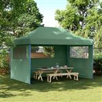 vidaXL Partytent Groen 279 x 410 x 315 cm Oxford Stof
