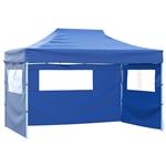 vidaXL Partytent Blauw 280 x 410 x 315 cm Oxford Stof