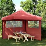 vidaXL Partytent Bordeauxrood 292 x 292 x 315 cm Oxford Stof