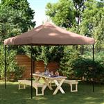 vidaXL Partytent Bruin 292 x 292 x 315 cm Oxford Stof