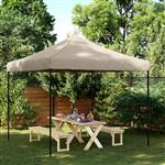 vidaXL Partytent Taupe 292 x 292 x 315 cm Oxford Stof
