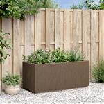 vidaXL Tuinbloembak Bruin 80 x 36 x 35 cm PP