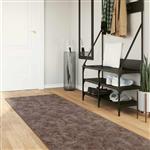 vidaXL Vloerkleedloper MARSA Grijs 80 x 250 cm Polyester en PVC