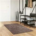 vidaXL Vloerkleedloper MARSA Grijs 80 x 150 cm Polyester en PVC