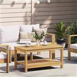vidaXL Bijzettafel Olie naturel 90 x 50 x 45 cm Massief Acaciahout