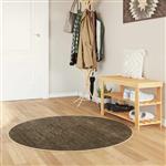 vidaXL Vloerkleedloper MARSA Bosgroen 120 x 120 cm Polyester en PVC