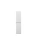 Kolomkast Wiesbaden Novira 160x40x35 cm Afgeronde Hoeken Mat Wit