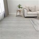 vidaXL Vloerplanken 5,11 m² 55 pcs PVC Grijs en Lichtgrijs